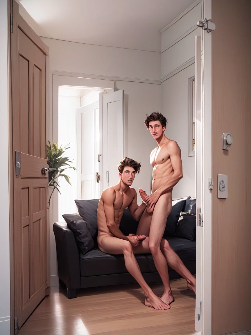 K Resolution, Flustered, Happy AI Gay Porn