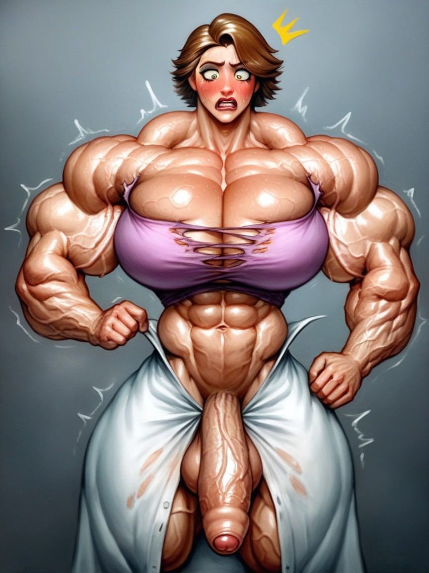 Sweaty, Milf Futa In Pixar Style, Veiny Foreskin Shemale AI Porn