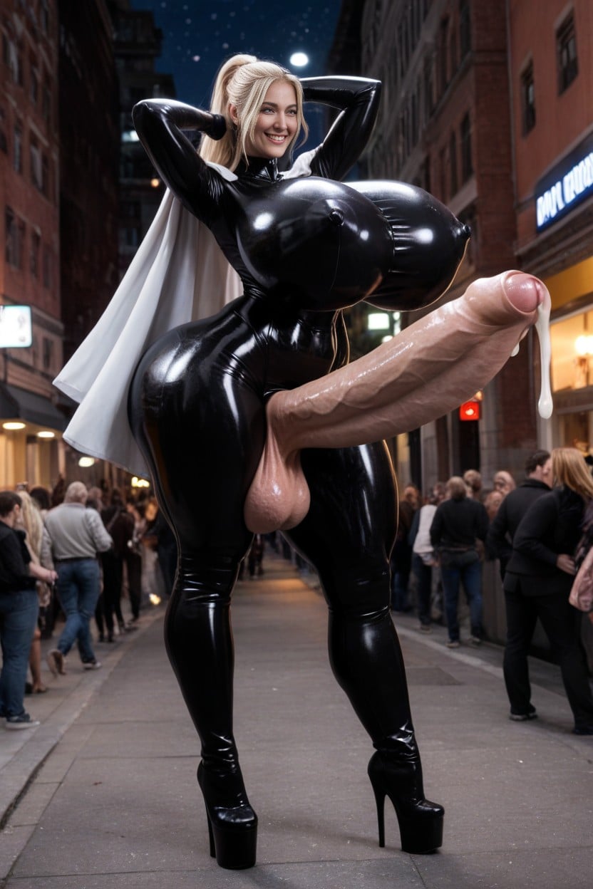 Gigantic Huge Long Hyper Cock, Italian, Extremely Long Cock AI Porn