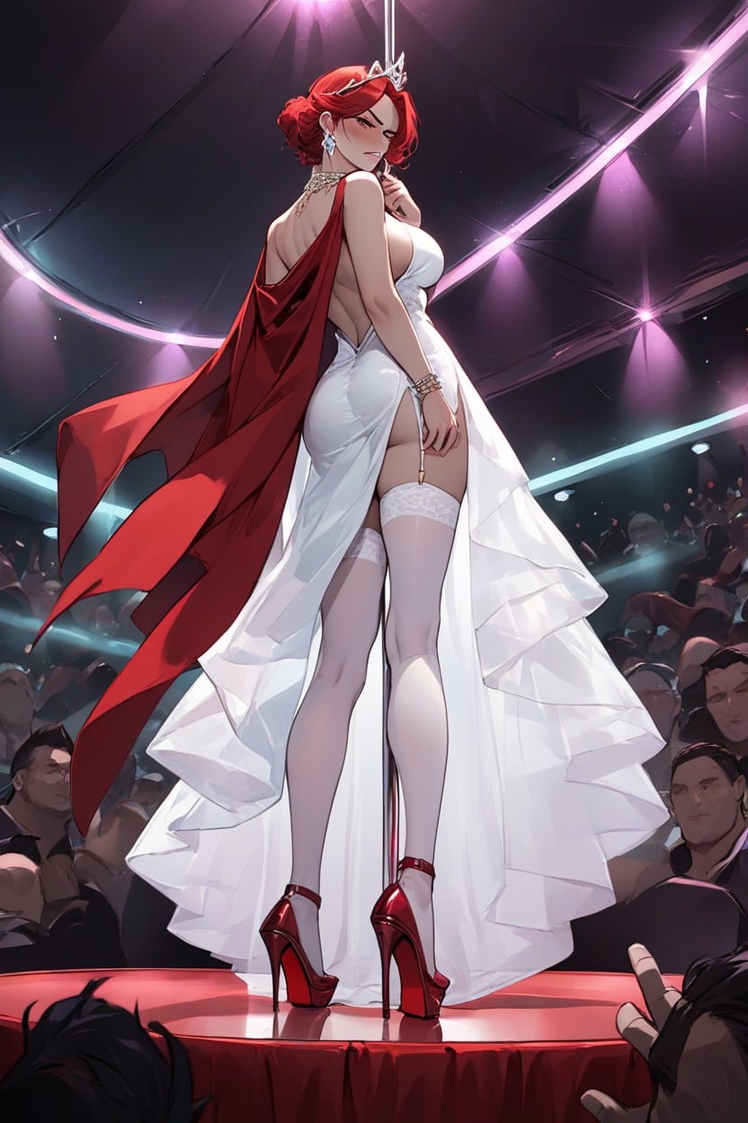 Strip Club, Hair, Audience AI Porn