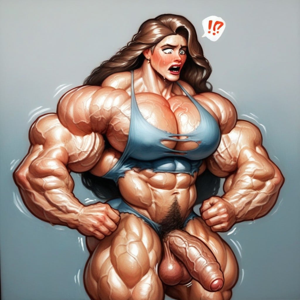 Milf Futa In Pixar Style, Hyper Veiny Dick, Shredded Muscle Shemale AI Porn