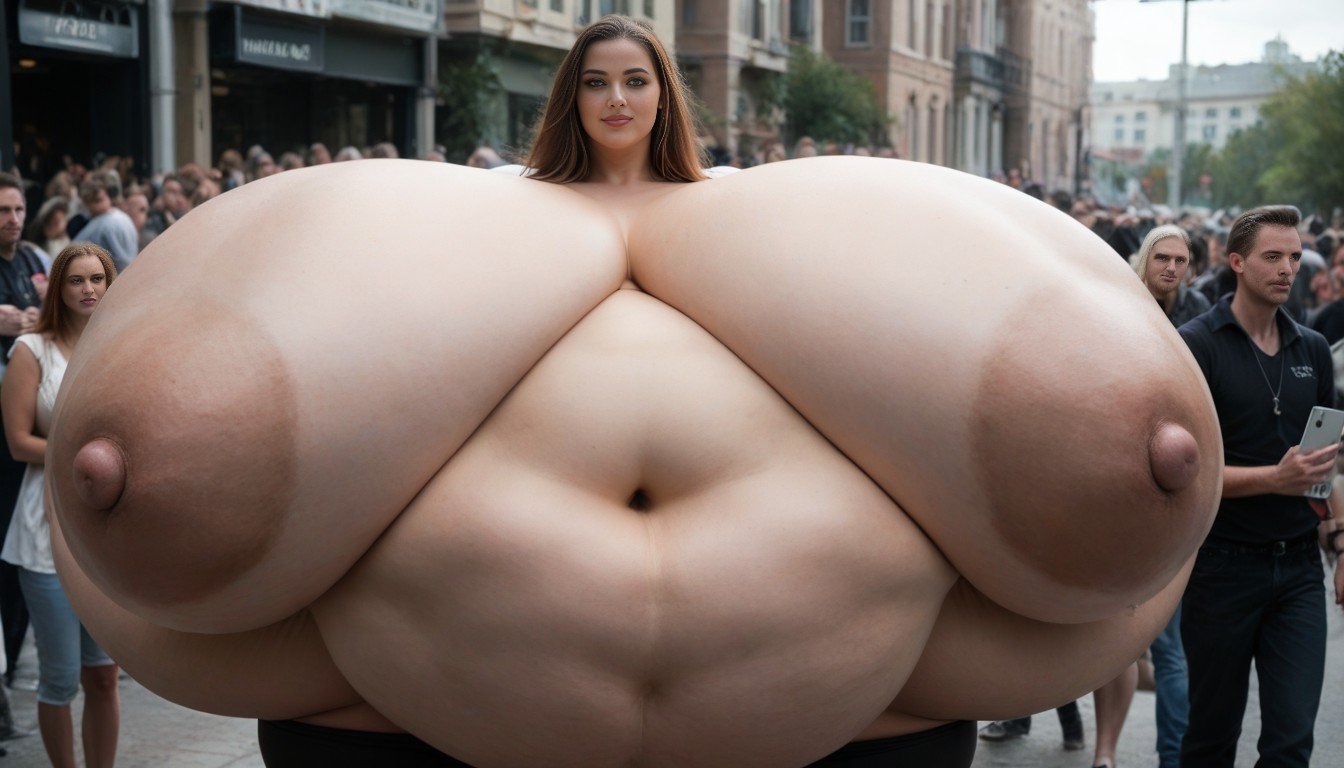 Regarder La Visionneuse, Beaucoup De Gens Autour, Massive Hyper Vore BellyPorno IA