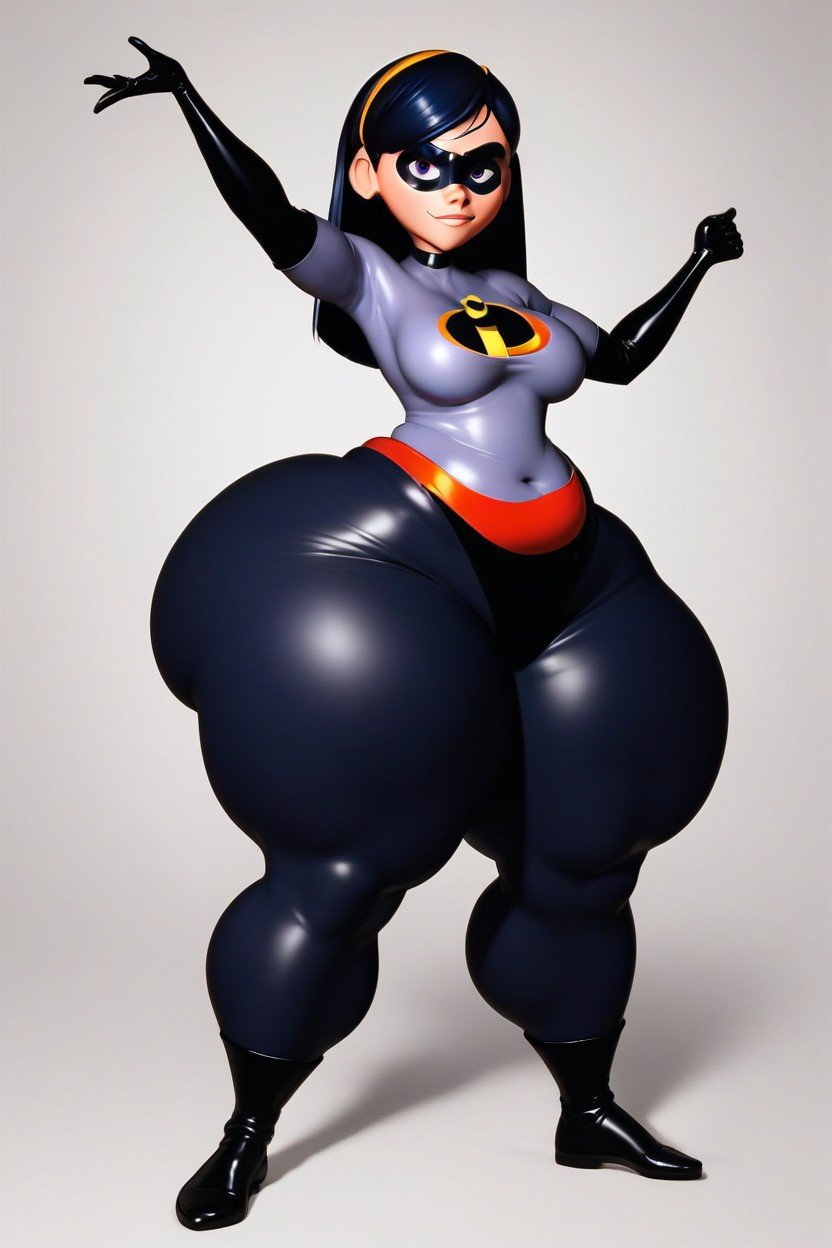 Clothed, Violet Parr, 模特姿势AI黄片