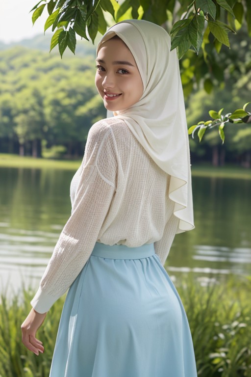 Hijab, 後視圖, NsfwAI黃片