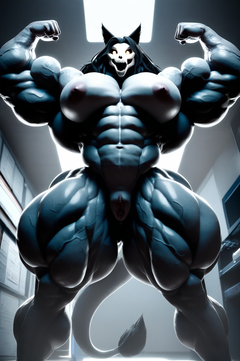 Massive Pectoral, Scp From Scp, Veins Furry AI Porn