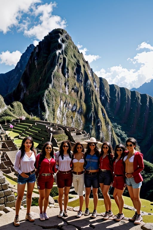 Machu Picchu, Lumière Douce, Expansion MammairePorno IA