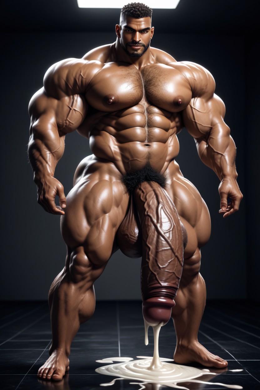 Africana, Extreme Muscles, Perfect Face Porno gay IA