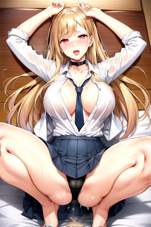 Bound Legs, Bound Arms, Love Juice Hentai AI Porn
