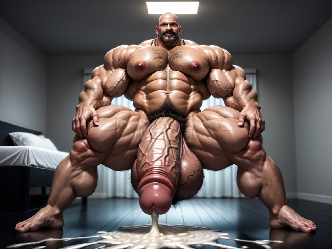 Feet Tall, Perfect Face, Athlete AI Gay Porn