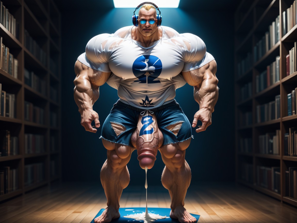 Pecas, Disproportionately Huge Pectorals, Hyper Muscles Porno gay IA