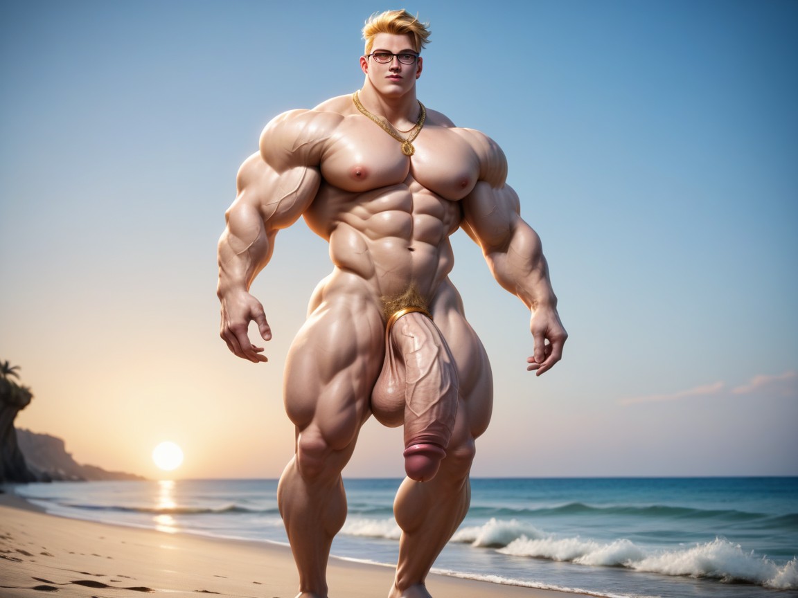 Tall, Disproportionately Huge Pectorals, Curvy Large Muscular Hips And Legs Porno IA Gay
