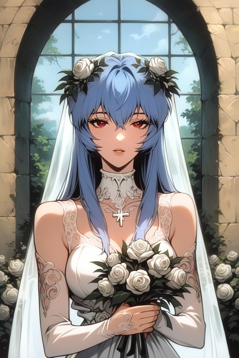 Cinematic, Wedding Dress, Perfect Palms Hentai AI Porn