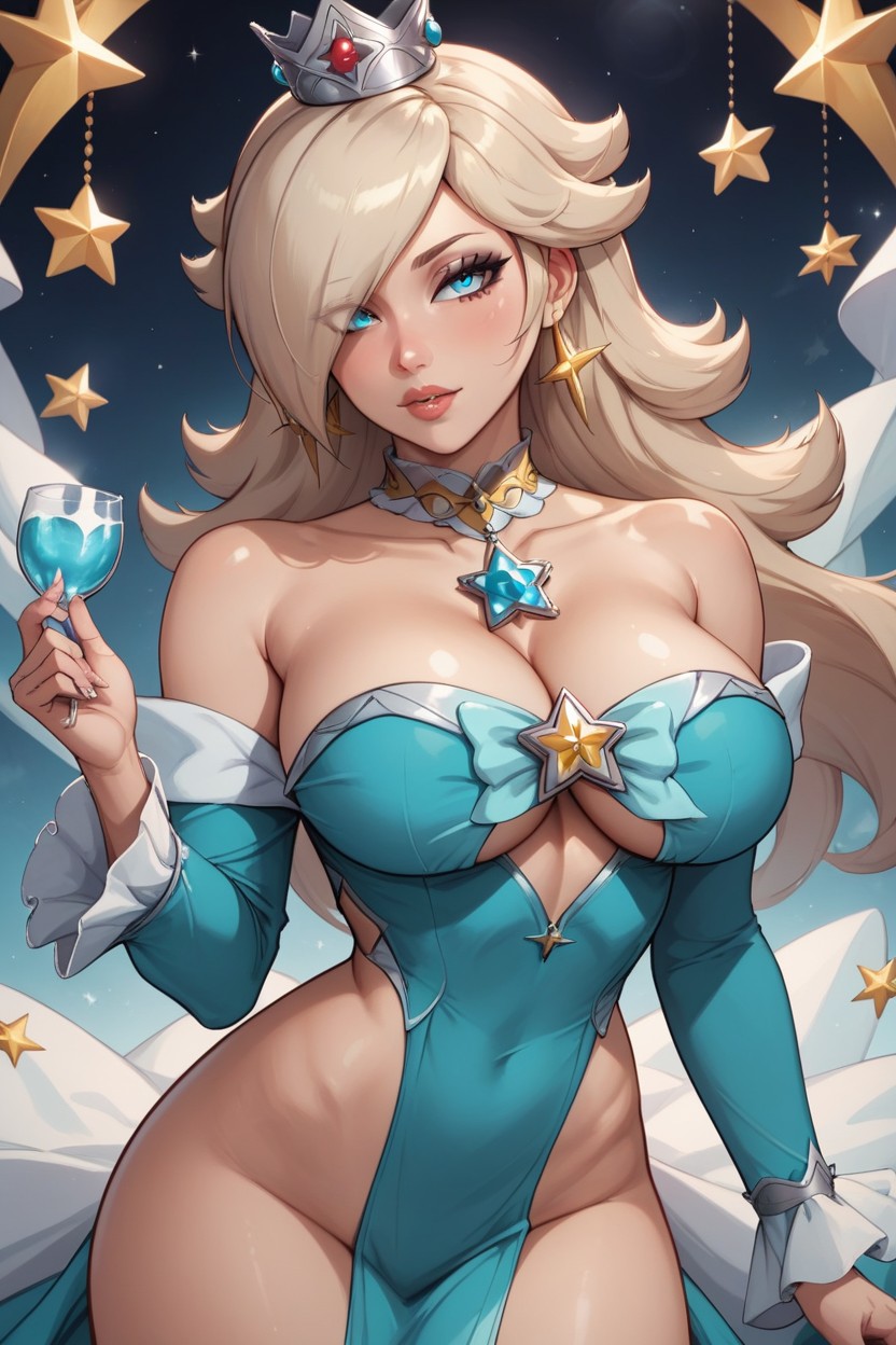 Skimpy Outfit, Curvy Body, Seductive Look Hentai AI Porn
