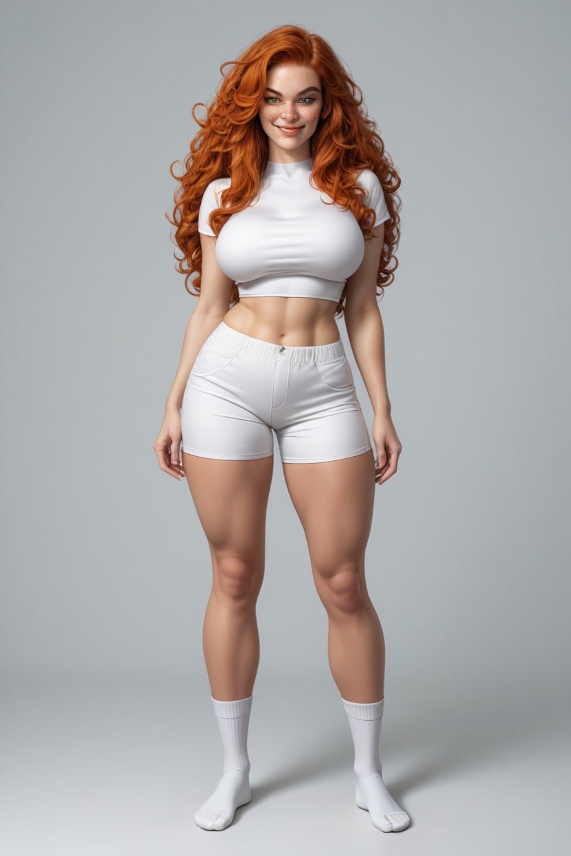 Navel Exposed, Full Body, Long Nose AI Porn
