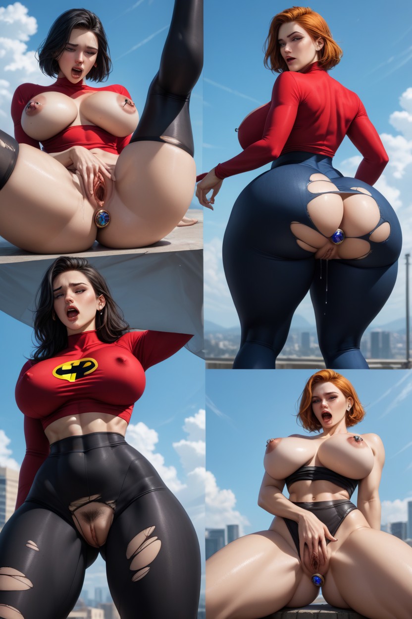 Torn Clothes, Atom Eve From Invincible, Dripping Pussy Furry AI Porn