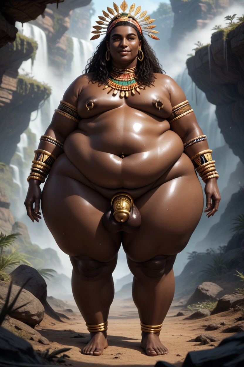 Micro Dick, Thick Thighs, Fat AI Gay Porn