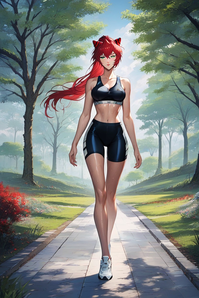 Detailed Image, Perfect Palms, Green Eyes Hentai AI Porn
