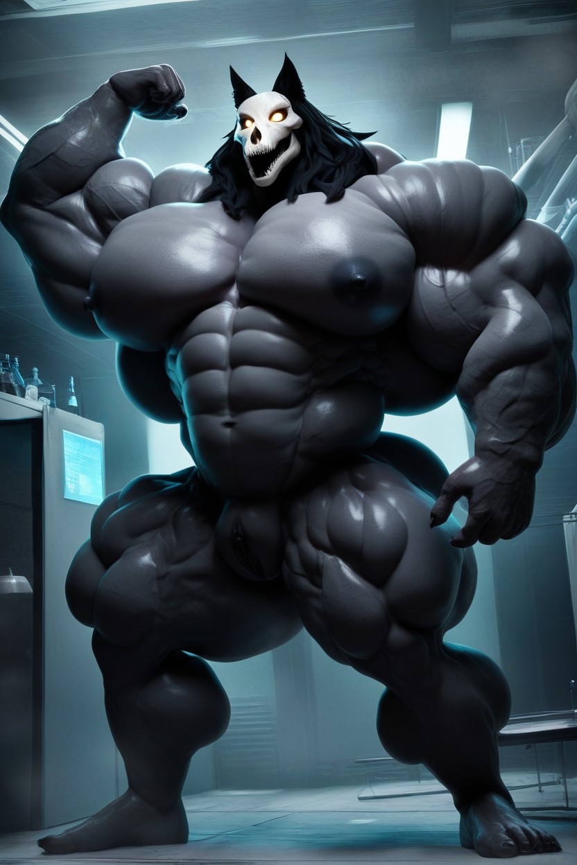 Massive Abz, His Muscles, Laboratorio Furry IA
