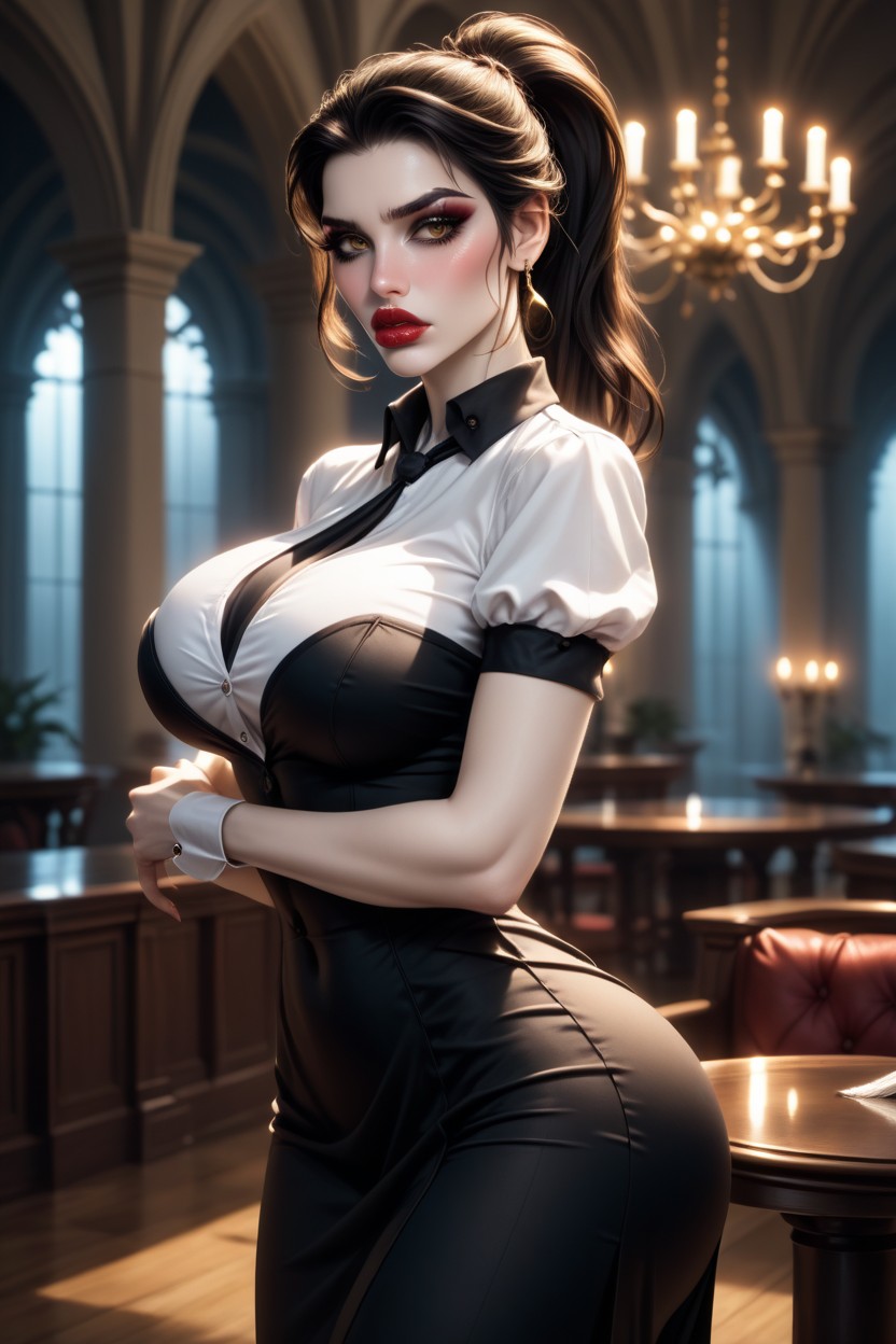 Massive Breast, Indoors, Massive Ass AI Porn