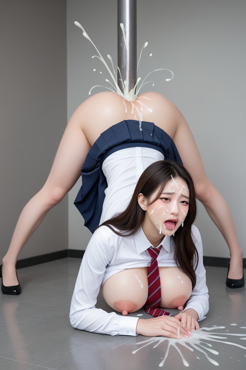 Cumshot, Orgasm, Massive Dick Asian AI Porn