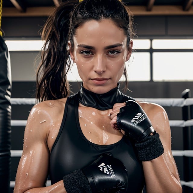 Chubby, Inside A Boxing Gym, FermerPorno IA