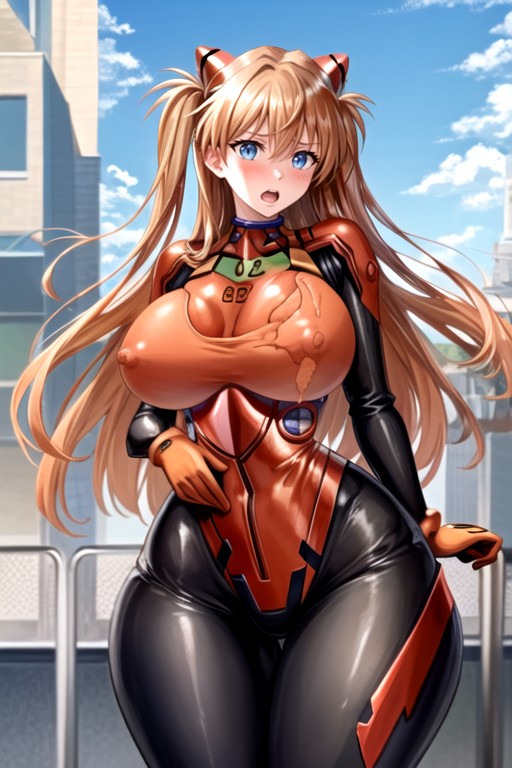 Extremely Large Ass, Asuka (evangelion), Breast Expansion AI Porn