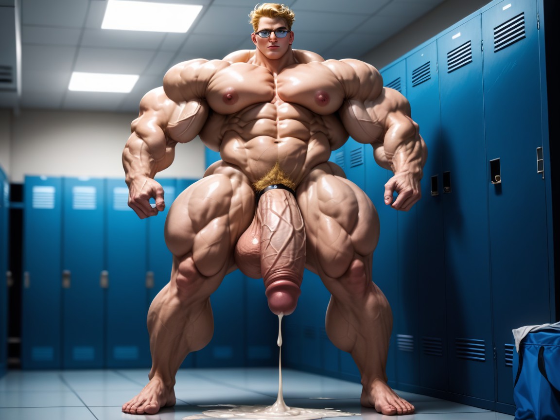 Dripping Cum, Tall, Looking At Viewer AI Gay Porn