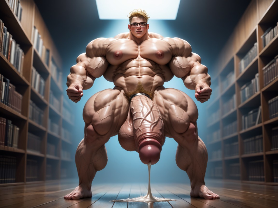 Blonde Hair, Tall, Large Thighs AI Gay Porn