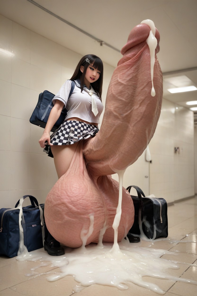 Dripping Cum, Hyper Thick Cock, Extreme Hyper Cock AI Porn