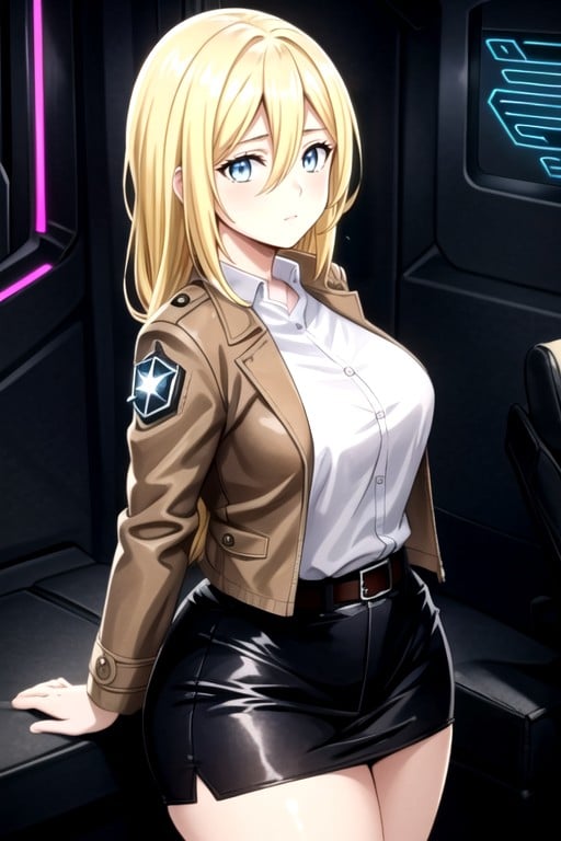 Massive Breast, Extremely Large Ass, Historia (attack On Titan)  AI Porn