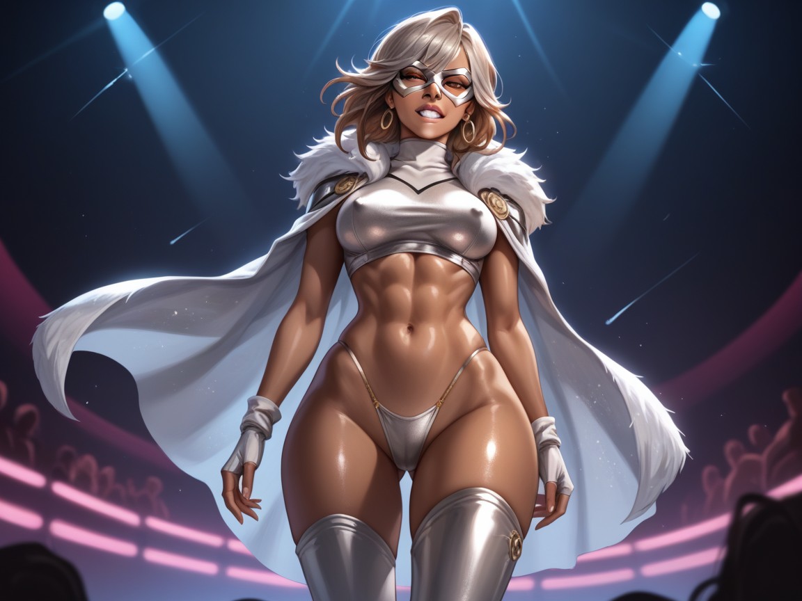 Speed Lines, Clenched Teeth, Silver Lips Hentai AI Porn