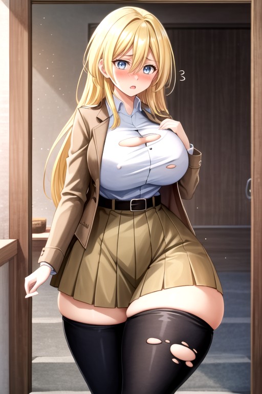 Extremely Large Ass, Mega Bottomheavy, Historia (attack On Titan)  AI Porn