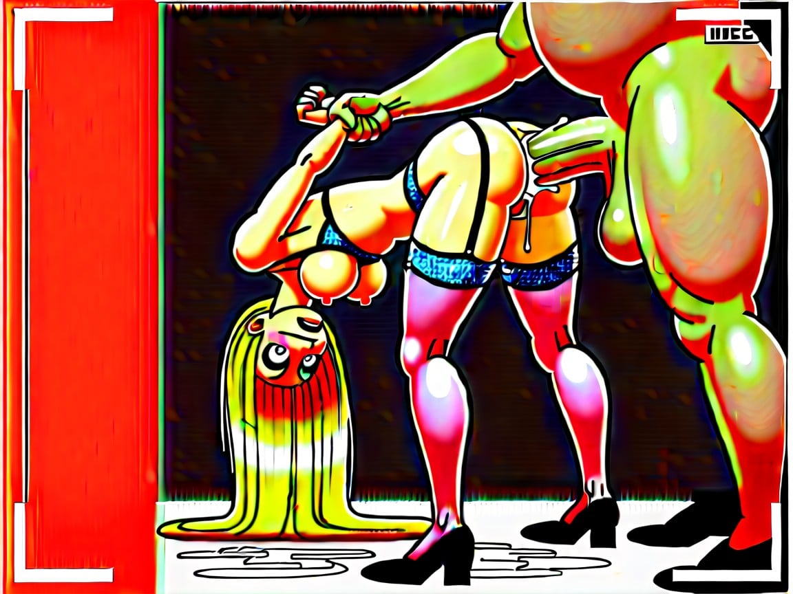 Spread Anus, Cum On Hair, Rough Sex AI Porn