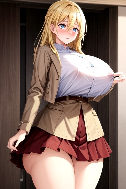 Vestido Coreano, Expansão Do Peito, Historia (attack On Titan) Pornografia de IA