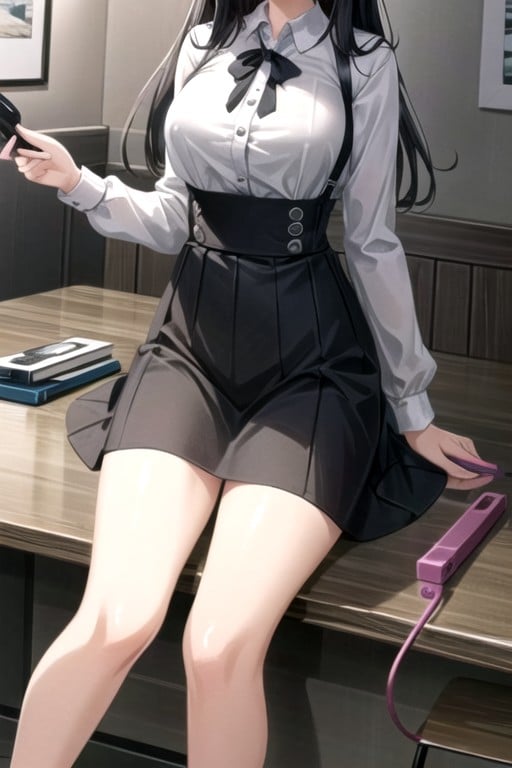 Medium Breast, Black Hair, Teacher AI Porn