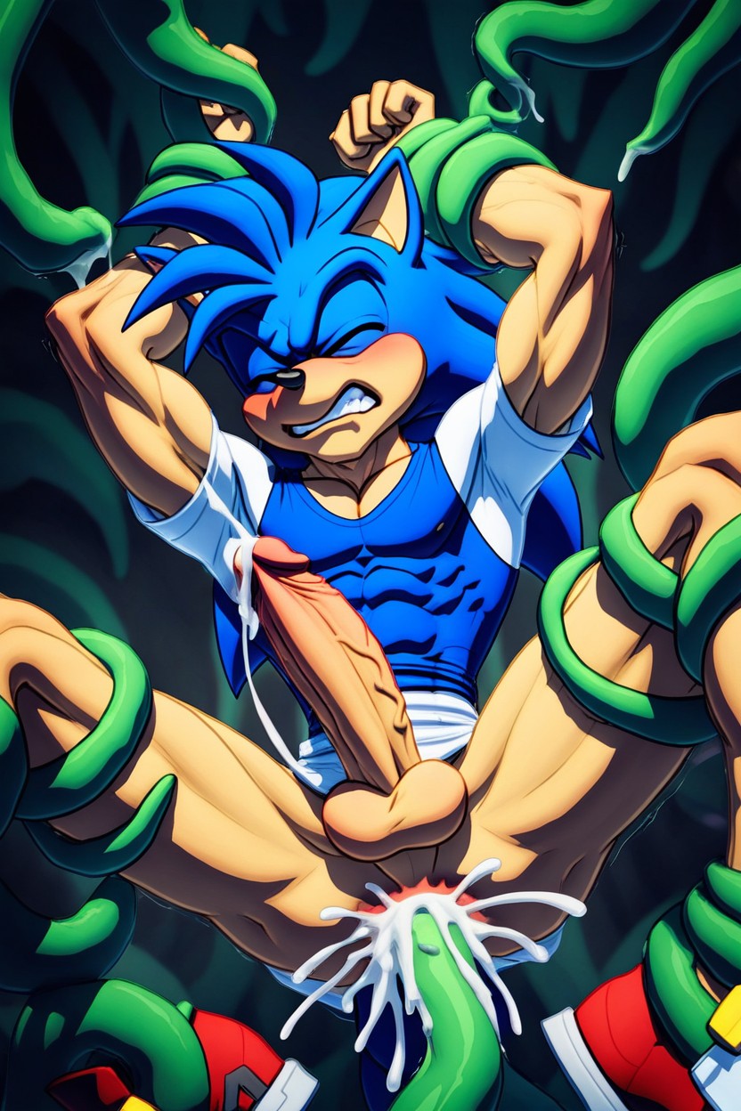 Schizoid_art, Blue Sonic, Tentacle Pit Porno IA Gay