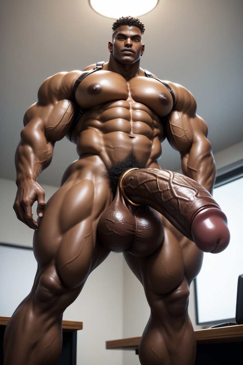 Close Up, Pubic Hair, Standing AI Gay Porn