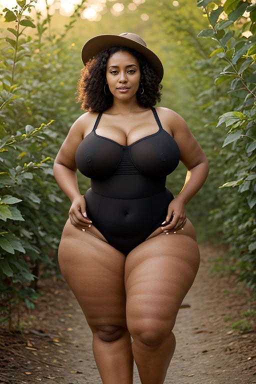 Cuerpo Completo, Bbw, SoleadoPorno AI