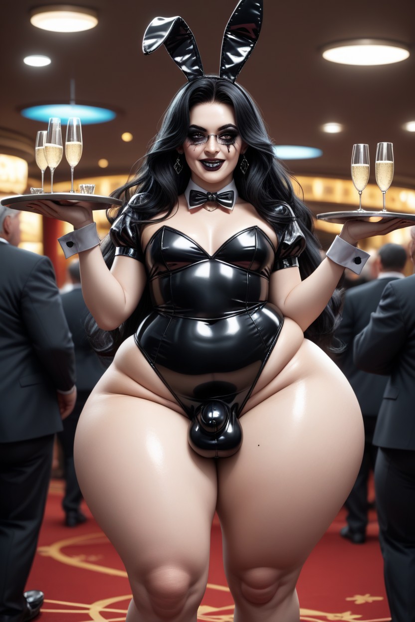 Smiling, Glass Full Of Cum, Casino Porno gay IA
