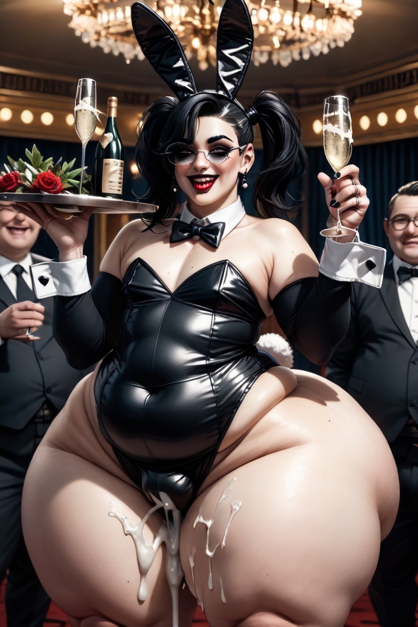 Goth, Chubby, Hyper AI Gay Porn