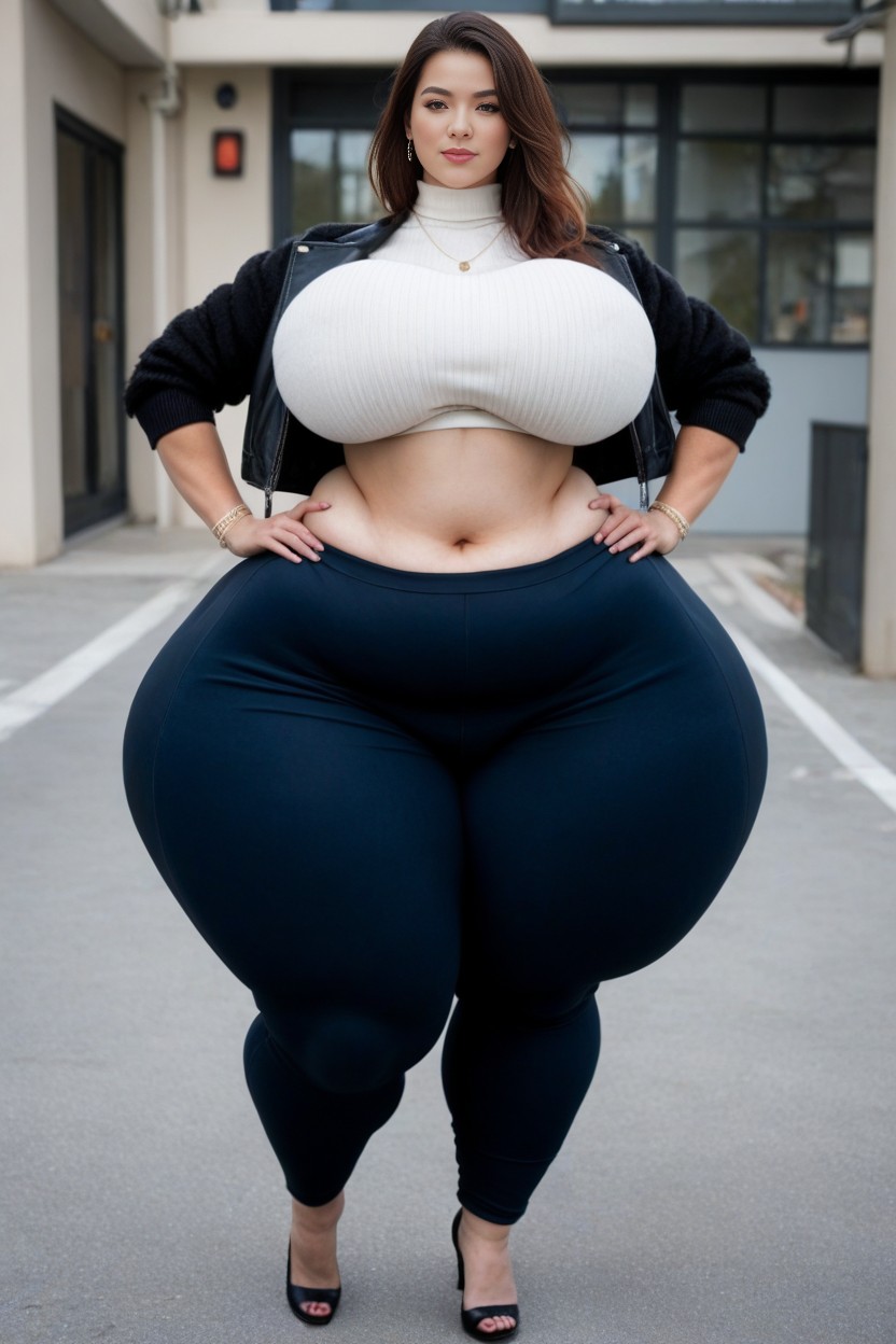 Extremely Waist, Disproportionately Large Hips, Extreme Hyper Hips AI Porn