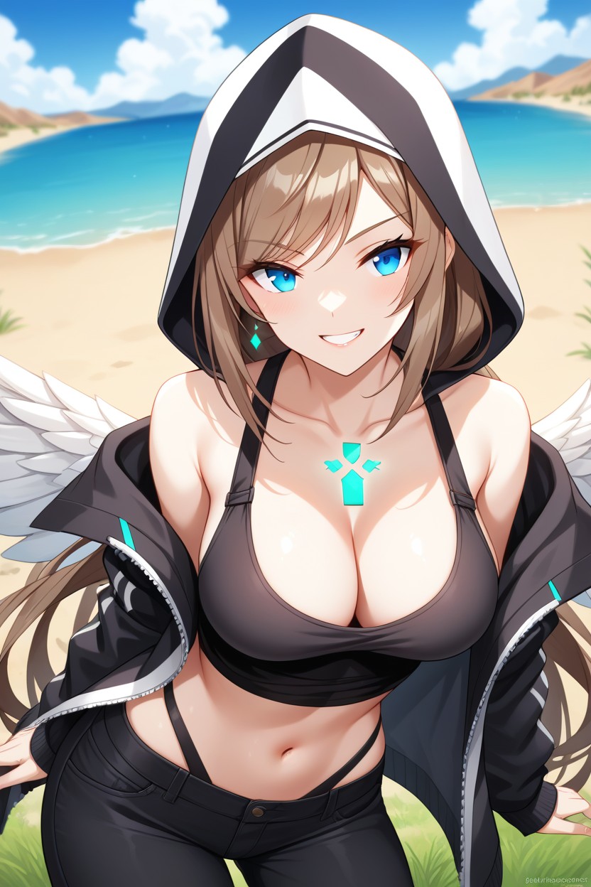 Standing, Front View, Close Up Hentai AI Porn