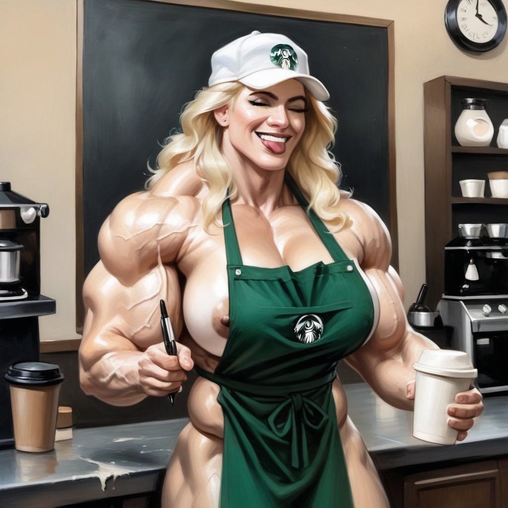 Face, Enorm Arm Veins, Face AI Porn