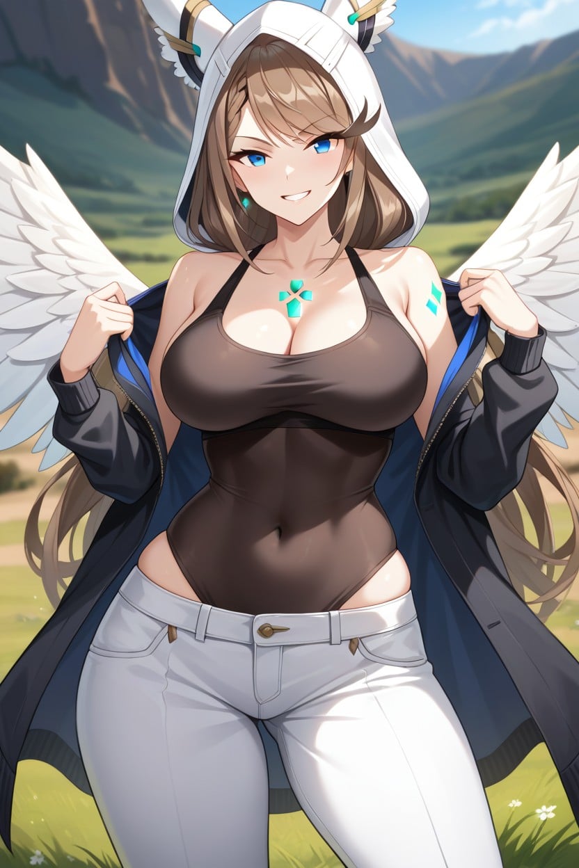 Oasis, Big Ass, Medium Breast Hentai AI Porn