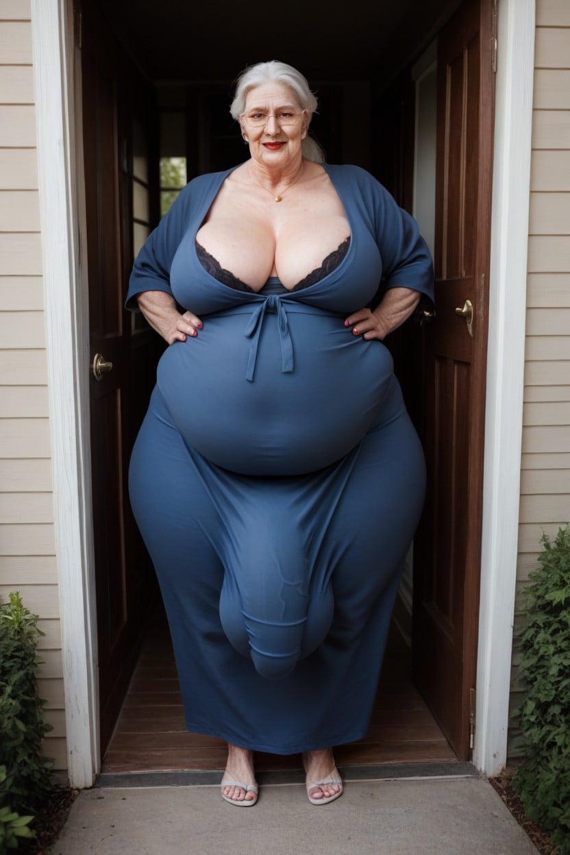 Fully Clothed, Fat, Full Body Shemale AI Porn