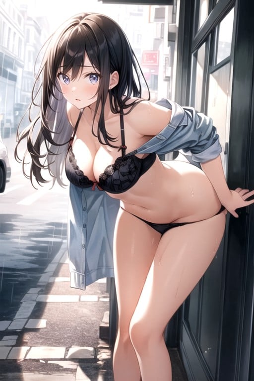 City, Warm Anime, Full Body AI Porn