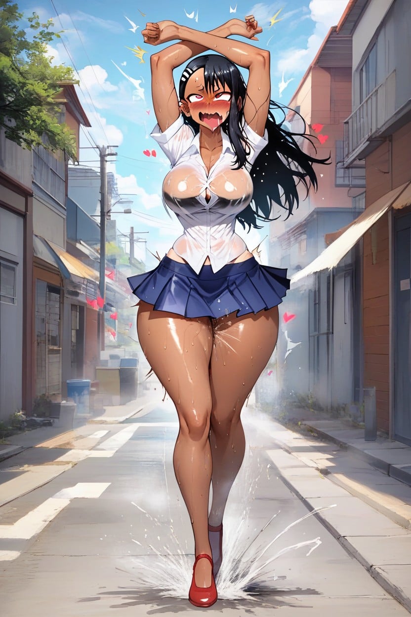 Tan Lines, Standing, Bouncing Line AI Porn