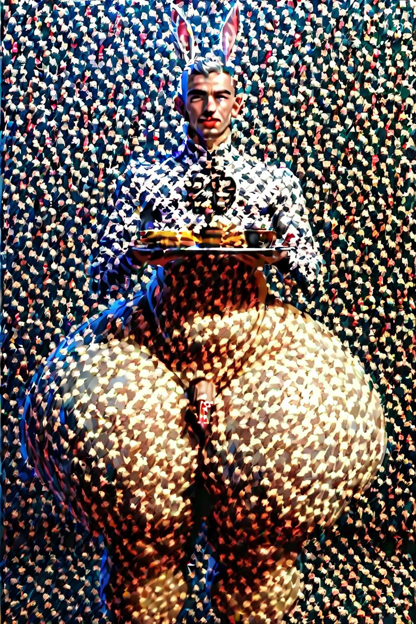 Happy, Big Bulge, Thick Luscious Hair Porno gay IA