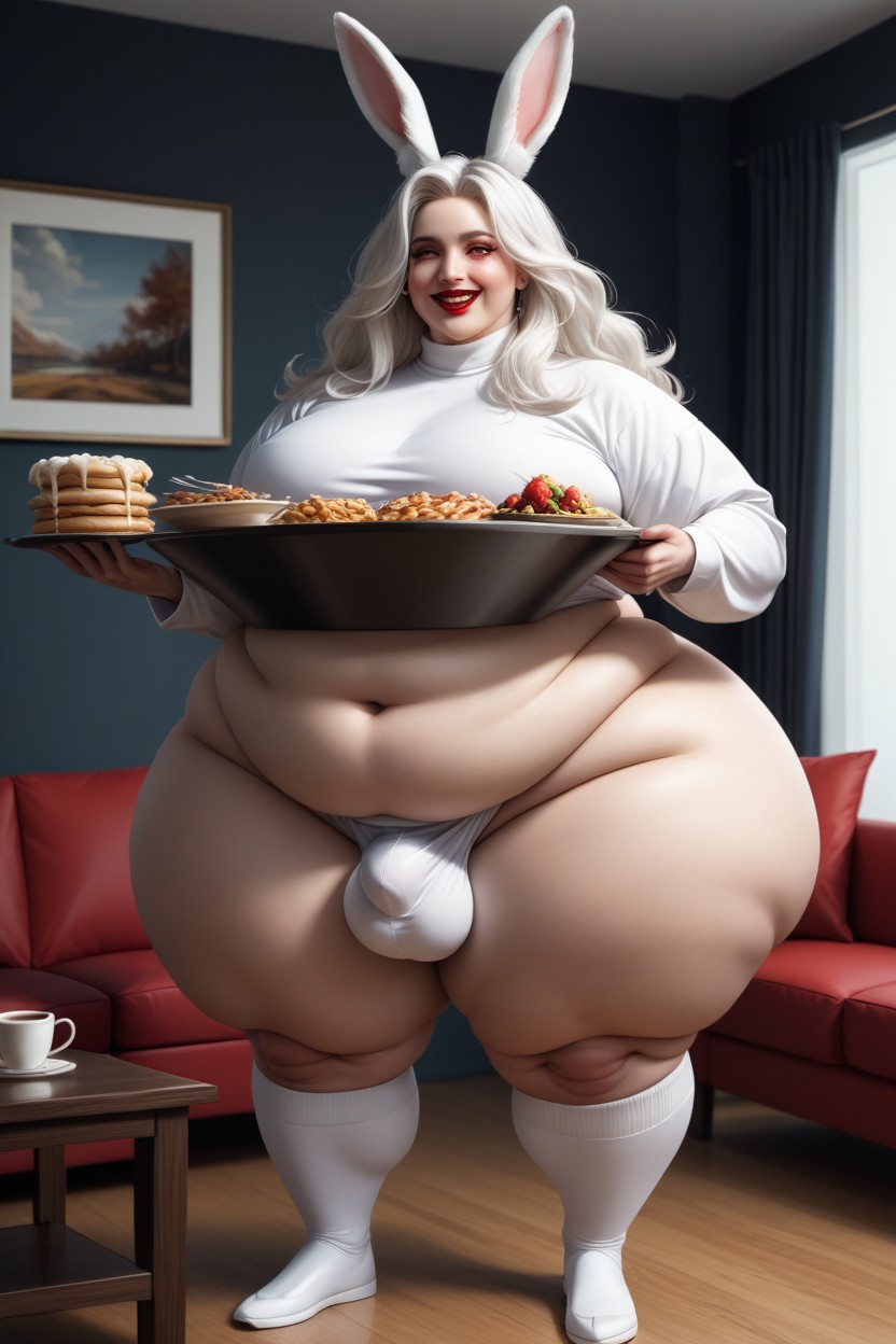 Massive Ass, Gigantic Ass, Morbidly Obese AI Gay Porn