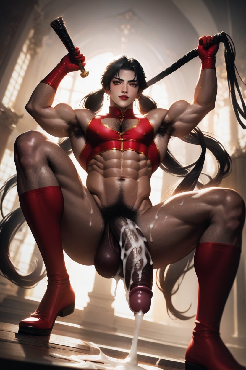 Only One Male, Chinese, Sissy AI Gay Porn